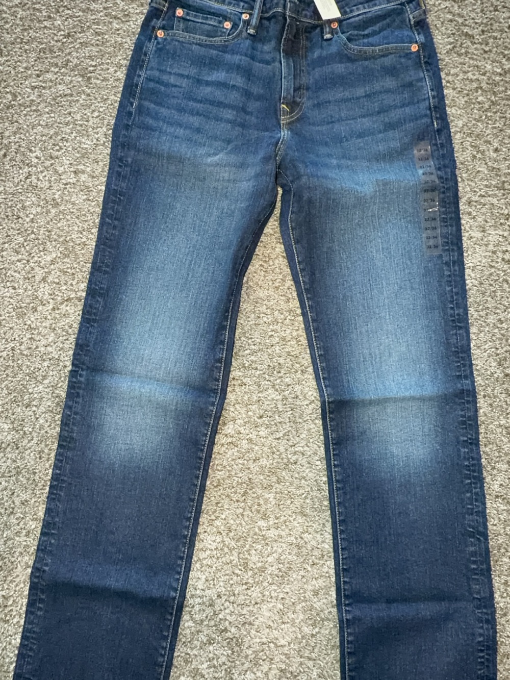 American Eagle Outfitters Men's Bootcut 32x36 Jeans in Dark Blue Wash